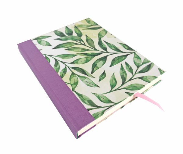Cuaderno Hojas II Violeta