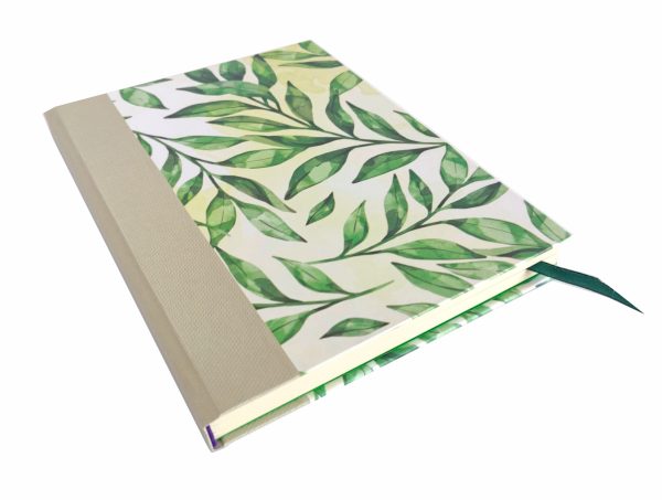 Cuaderno Hojas II Beige