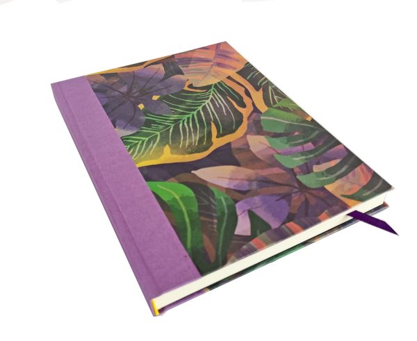 Cuaderno Hojas Violeta